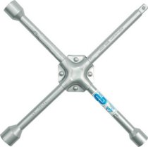 KERÉKKULCS KERESZT ERŐSÍTETT 17mm,19mm,21mm FEJJEL ÉS 1/2″ CROWAFEJJEL