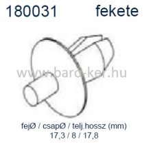 180031 KÁRPITPATENT UNIVERZÁLIS 8mm FIAT,UNIVERZÁLIS