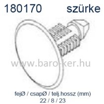 180170 KÁRPITPATENT SZÜRKE 8X22mm UNIVERZÁLIS