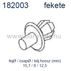182003 KÁRPITPATENT KERÉKJÁRAT OPEL,VW, 1719245200