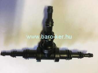 VÍZCSŐTOLDÓ LÉPCSŐS "T" ALAK 3.6mm-5.6mm-8.9mm