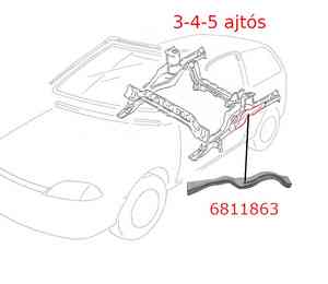 SUZUKI SWIFT 2004-IG LENGÉSCSILLAPÍTÓ TORONY GERENDA MEREV. PÁNT BAL 863