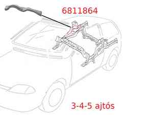 SUZUKI SWIFT 2004-IG LENGÉSCSILLAPÍTÓ TORONY GERENDA MEREV. PÁNT JOBB 864
