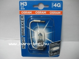 OSRAM NIGHT BREAKER UNLIMITED H3 55W IZZÓ