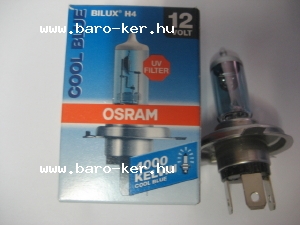 12V H4 60/55W OSRAM COOL BLUE p43t IZZÓ