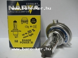 NARVA RANGE POWER H4 12V 60/55W IZZÓ