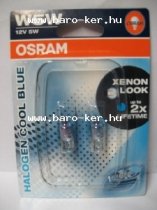12V 5W HELYZETJELZŐ ÜVEG OSRAM COOL BLUE IZZÓ