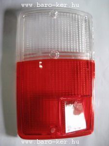 POLSKI FIAT 126 HÁTSÓLÁMPABÚRA PIROS-FEHÉR BAL