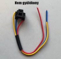 H4-S IZZÓCSATLAKOZÓ-FOGLALAT VEZETÉKKEL