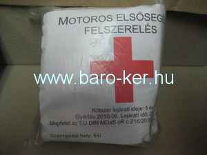 MENTŐDOBOZ "A" JELÜ /MENTŐLÁDA,ELSŐSEGÉLY FELSZERELÉS/ MOTORKERÉKPÁRHOZ