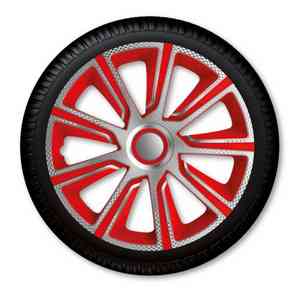 DÍSZTÁRCSA VERON CARBON SILVER RED