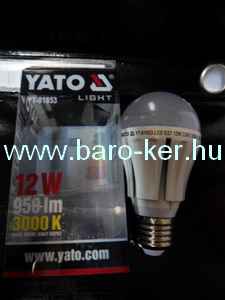LED YT-81853 230V/12W E27 950lm 3000K MELEGFEHÉR