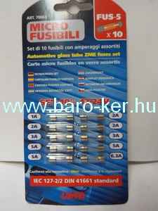 BIZTOSITÉK KÉSZLET ÜVEG MINI 10db